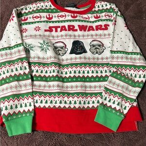 Star Wars Red and Green Holiday Shirt